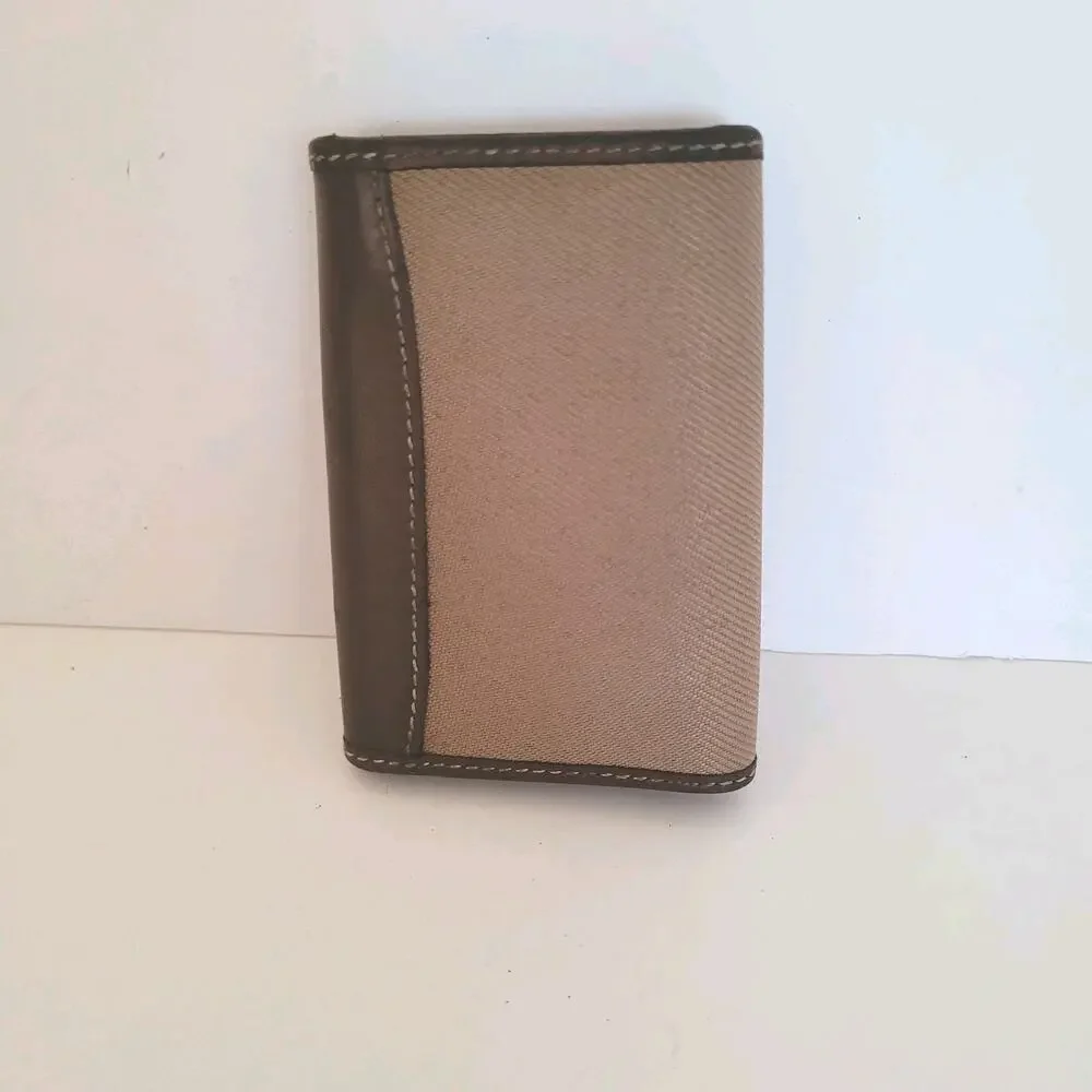 Hunting World Key Case Hooks Holder Wallet Logo Brown Trifold Desig Italian‎